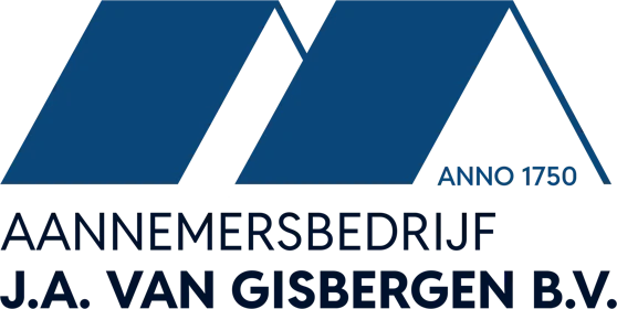 Logo Aannemersbedrijf J.A. van Gisbergen BV